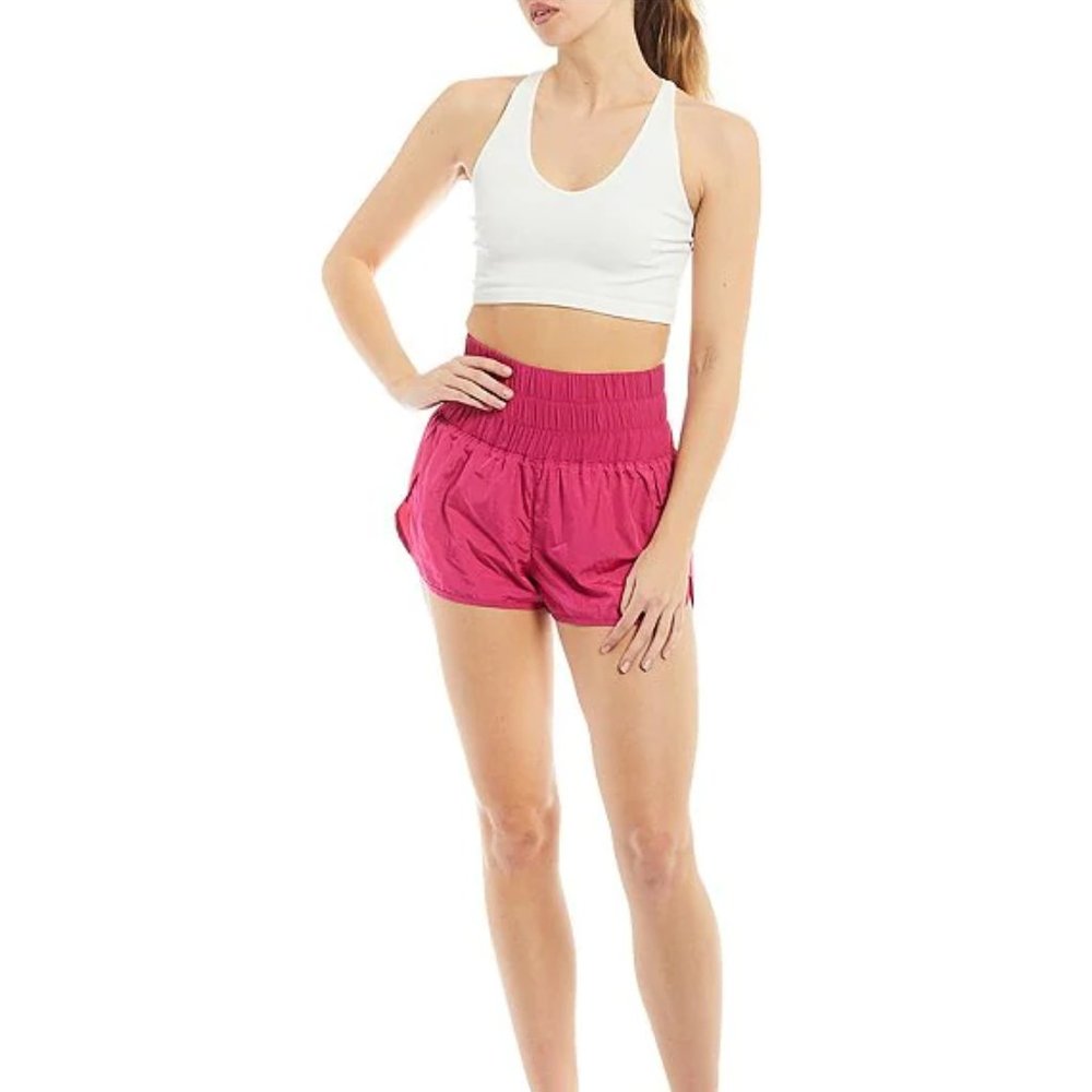 Free People Movement Women's Passion Fruit The Way Home Hi-Rise Pull-On Short XS